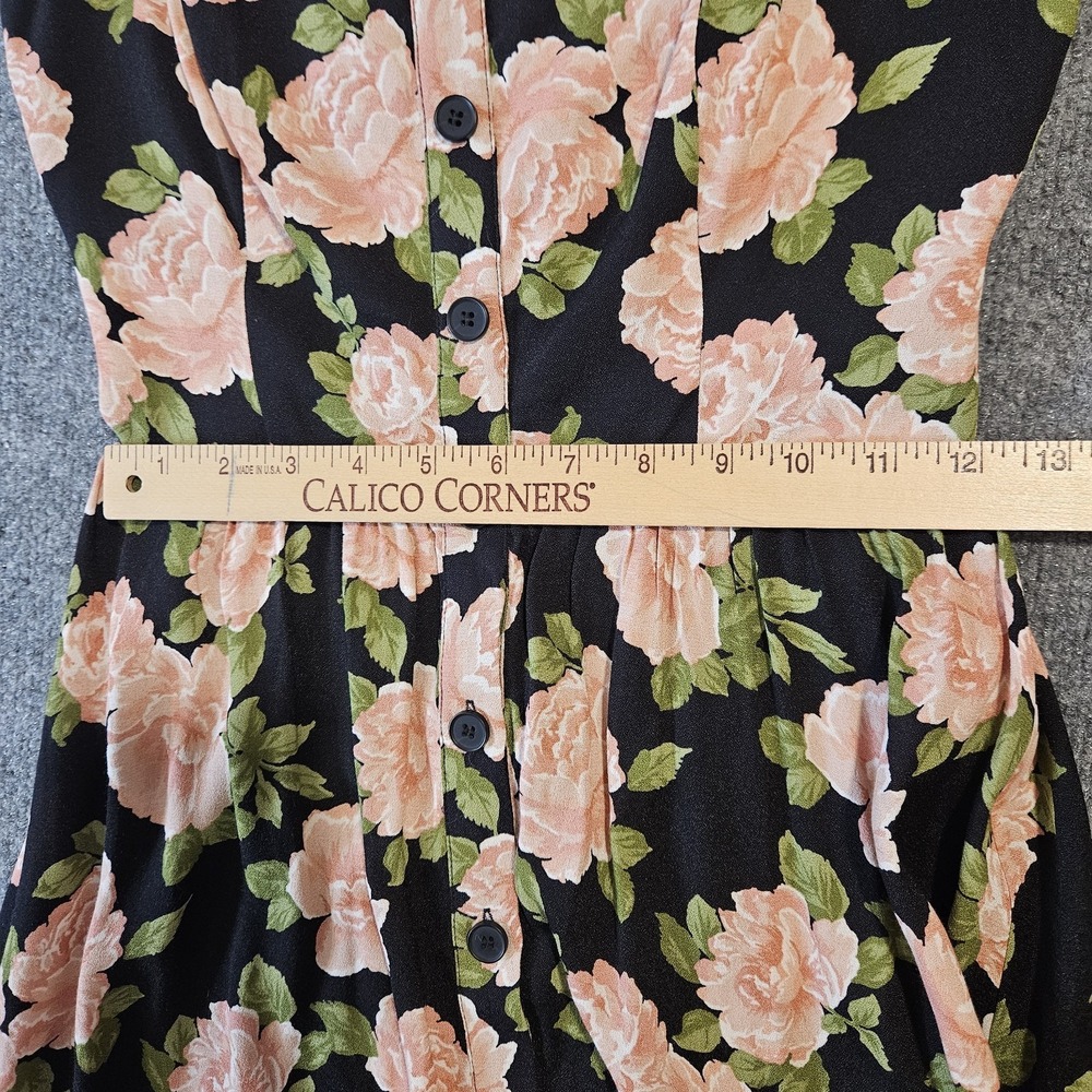 Reformation Saltillo Midi Dress‎ Size 0 Rosalia Rose Pink Floral Cottagecore - Picture 10 of 10